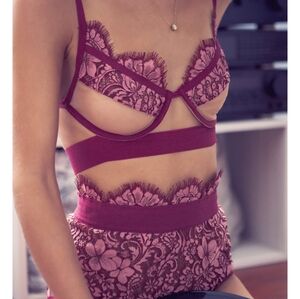 For Love and Lemons Skivvies Loucette demi bra